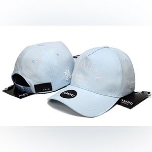 AMIRI Sky Blue Logo Cap